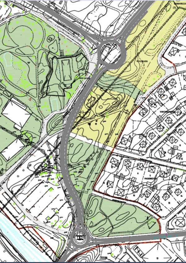 Kapacitetshöjande åtgärder I utredningsalternativet med kapacitetshöjande åtgärder genomförs simuleringar med tidigare studerade trafikflöden under en prognostiserad maxtimme år 2030.