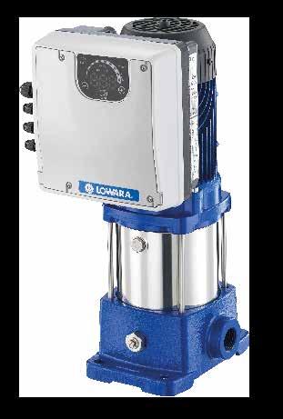 Tryckstegring med Lowara Smart Pump VME: Kompakta vertikala flerstegspumpar En ultrakompakt och kostnadseffektiv version av e-sve, som designats för flera olika applikationer, speciellt där utrymmet