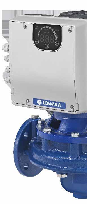 Cirkulation med Lowara Smart Pump e-lneee/e-lnese: In-line cirkulationspumpar SPECIFIKATIONER: Flöde: upp till 38 m³/tim Tryck: upp till 35 m Tillgängliga storlekar: DN32, DN40, DN50