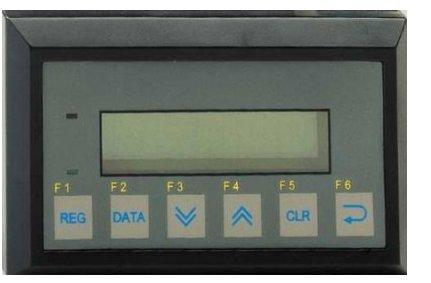 Bild 4: Omron NT2S, HMI i nuvarande i applikation 5.2.2 Motor Motorn som sitter på SD-180 är en 1.1 kw asynkronmotor. Den har märkdata: 1410 rpm, 4.55 A vid 230 V Δ-koppling, cos φ = 0.