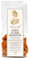 JORDGUBBS SKORPOR Smakrika skorpor med jordgubbs bitar.