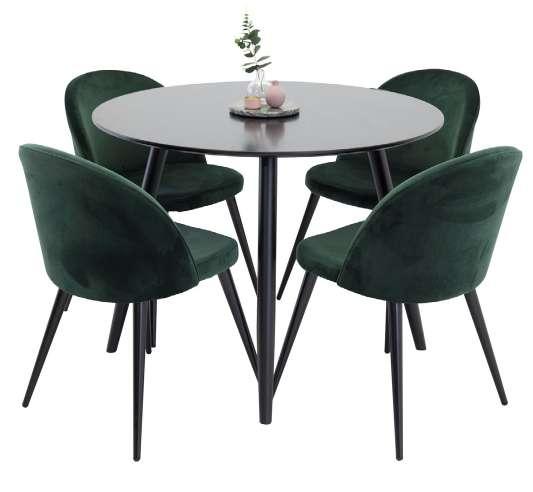 PLAZA Ø100*H75 VELVET B50*H77*D55*SH47