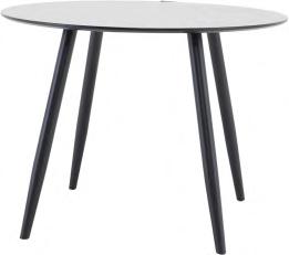 MATBORD 180*90*H75 180*90*H75 180*90*H75 Polar matbord 19888-428 Ek-look metall, svart MDF