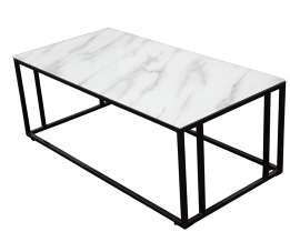 17960-468 Svart, vit PLAZA 120*70*H46 PLAZA