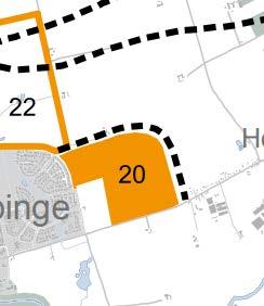 PLANBESKRIVNING SAMRÅDSHANDLING 6 (16) 2017-09-15 TIDIGARE STÄLLNINGSTAGANDEN Planer Översiktsplan Planområde Området redovisas som planerad bostadsbebyggelse (område 20) för Löddeköpinge öster.
