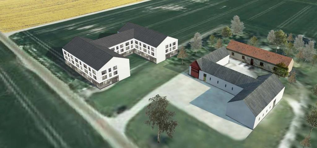 PLANBESKRIVNING SAMRÅDSHANDLING 10 (16) 2017-09-15 Illustration av föreslagen volym Föreslagen ny bebyggelse Befintlig