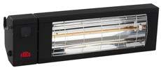 De är lämpliga för balkonger, uteplatser och terrasser. Infrasmart finns i följande utföranden: - Infrasmart IP67: 1,5-2 kw, svagt sken. Färg: vit RAL9010, svart RAL9005 eller grå RAL7016.