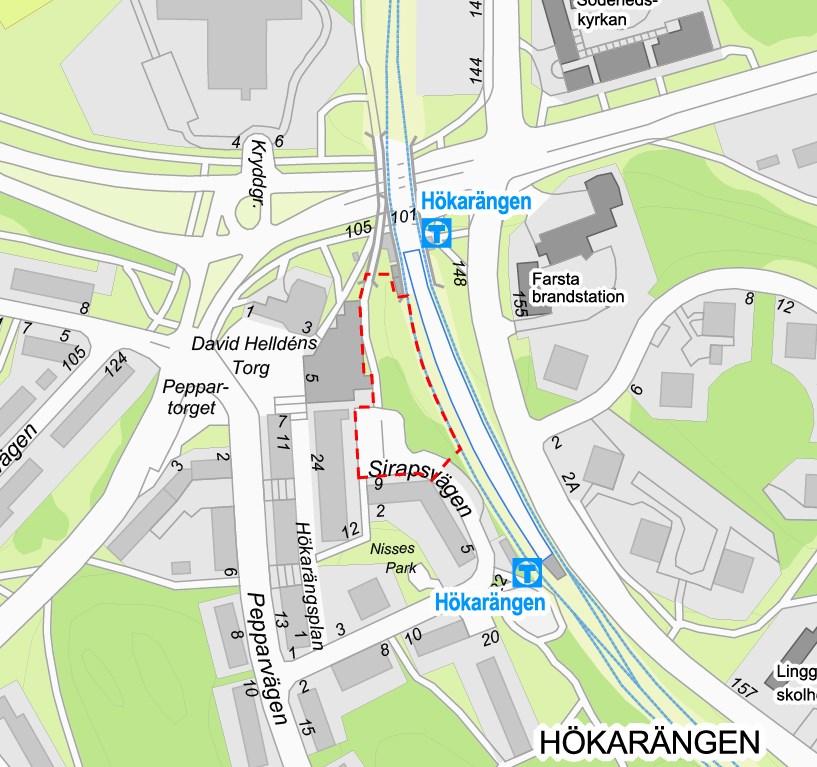 Stadsbyggnadskontoret Lagakrafthandling Planavdelningen Johanna Rosvall 2017-06-19 Telefon 08-508 271 72 Sida 1 (34) Laga kraft 2018-06-19 Planbeskrivning Detaljplan för Farsta 2:1 i