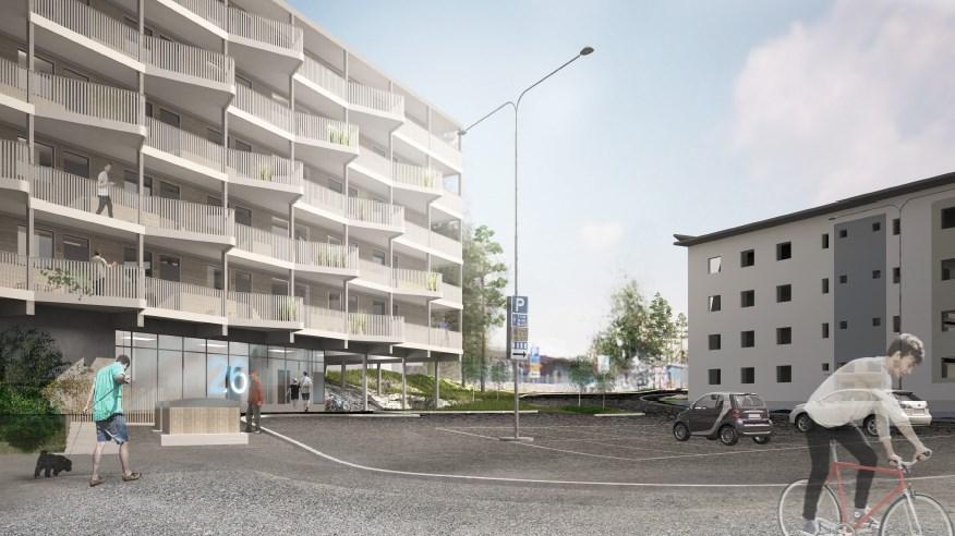 Sida 15 (34) en entré finns i norra delen som blir sekundär. Träd bevaras i en så stor utsträckning som möjligt.