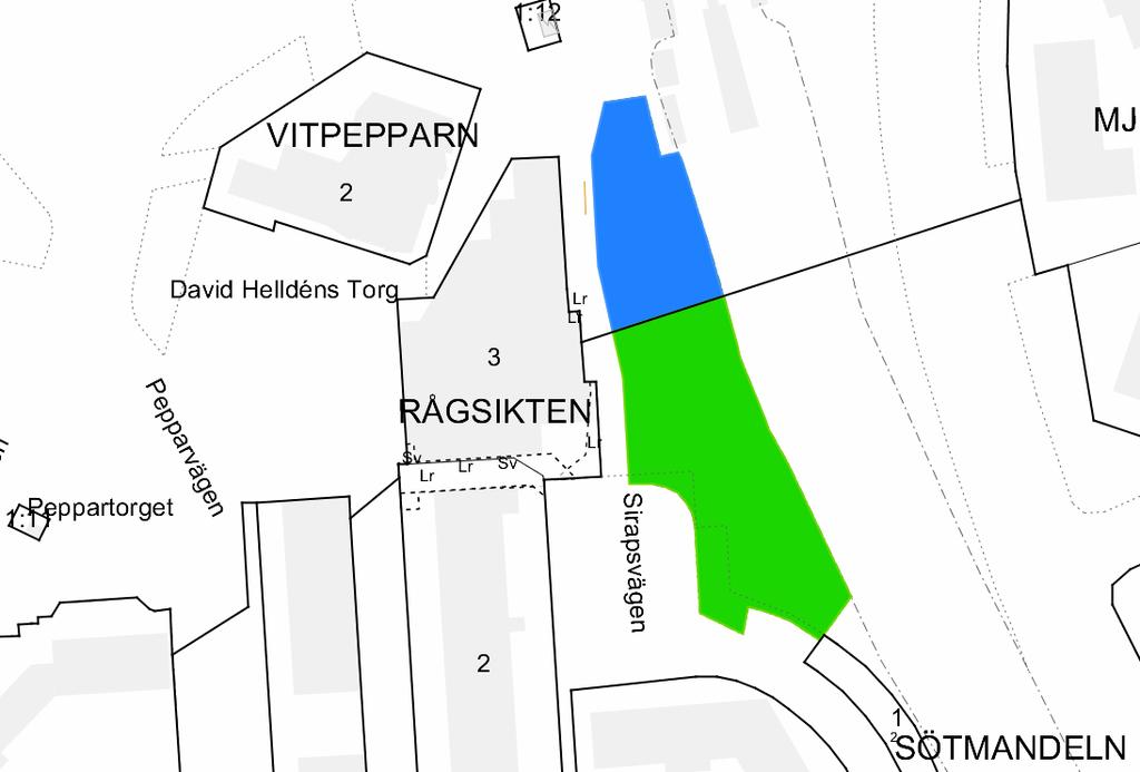 Sida 33 (34) Fastighetsrättsliga frågor Fastigheter och ägoförhållanden Planområdet omfattar del av Gubbängen 1:1 och Farsta 2:1 som båda ägs av Stockholms stad.
