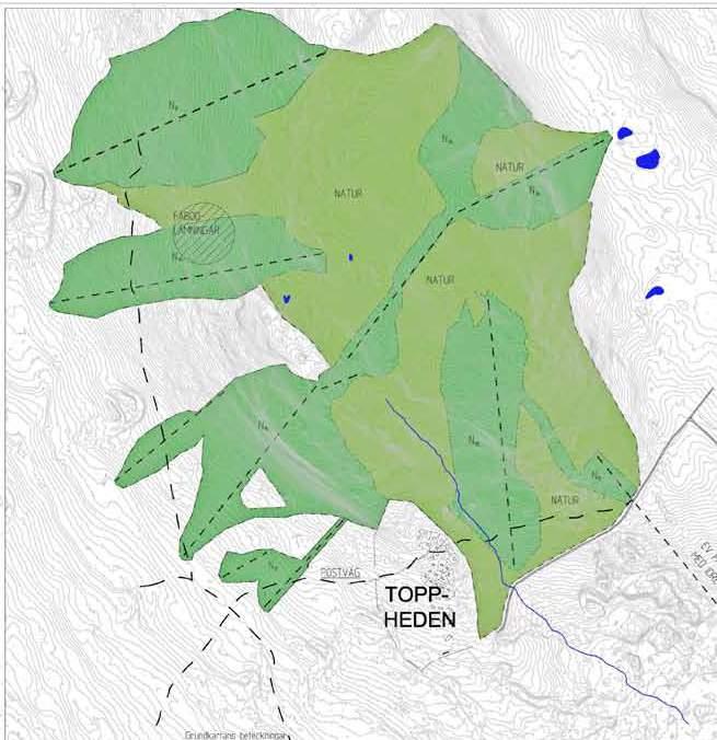 Delar av gällande detaljplan för pister/liftar som även fortsättningsvis gäller Denna del av gällande detaljplan för pister och liftar kommer även att gälla i fortsättningen.