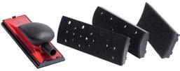 VELCRO SANDING BLOCK 70X400 14-H 5-141964 Handslipkloss för torrslipning För bearbetning med 70x400mm slippapper VELCRO SANDING BLOCK FLEX 70X400 14-H 5-150088 VELCRO VÄGGDISPENSER 5-150468