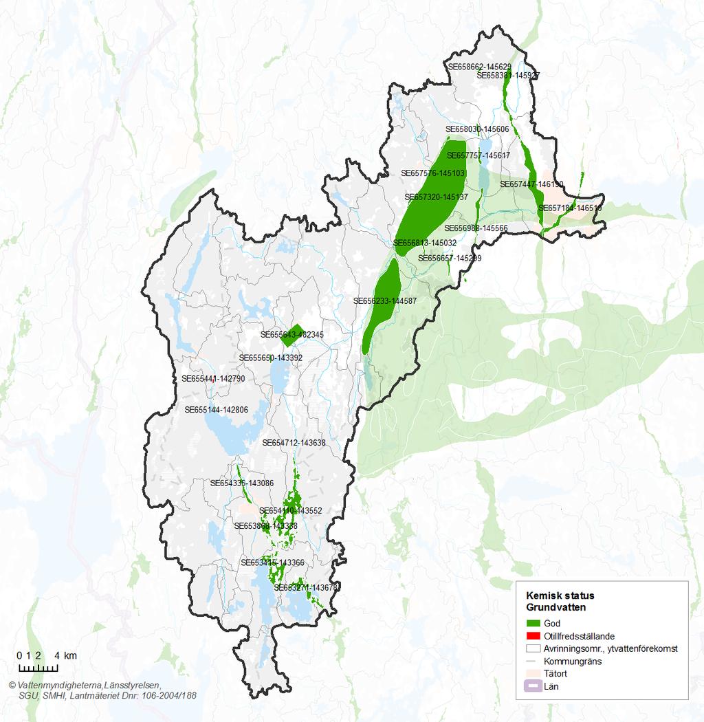 1.1.2 Grundvatten En grundvattenförekomst har otillfredsställande