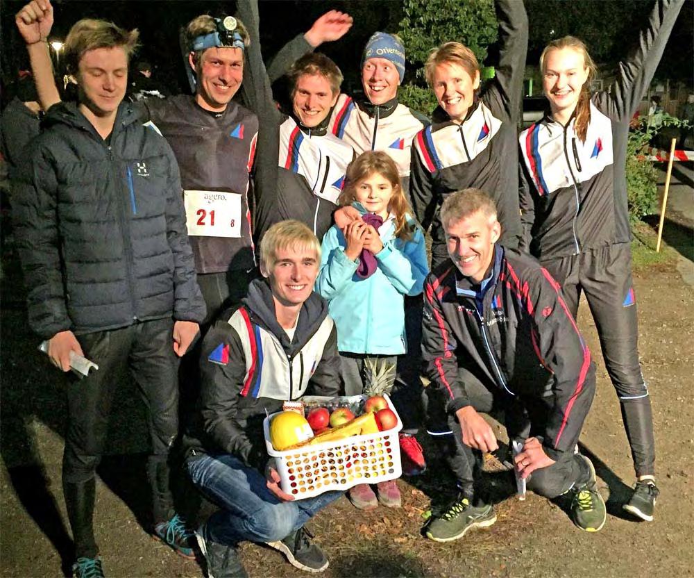 Alexander Käll, Karin Skogholm och Emma Persson fightade sig runt på den förhållandevis tekniska banan för att vara Natti Natti.