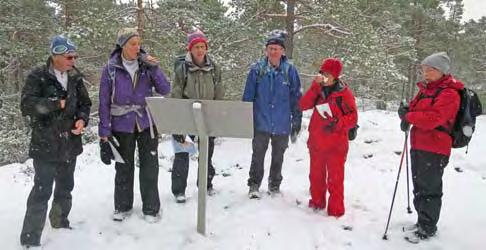 Vandring i snö på Lovö fornstig År 2014 fortsatte vi med Roslagsleden från Danderyd till Grisslehamn och med en höstavslutning vid Domarudden 2014. Höstavslutningen 2015 ägde rum i Söderbykarl.