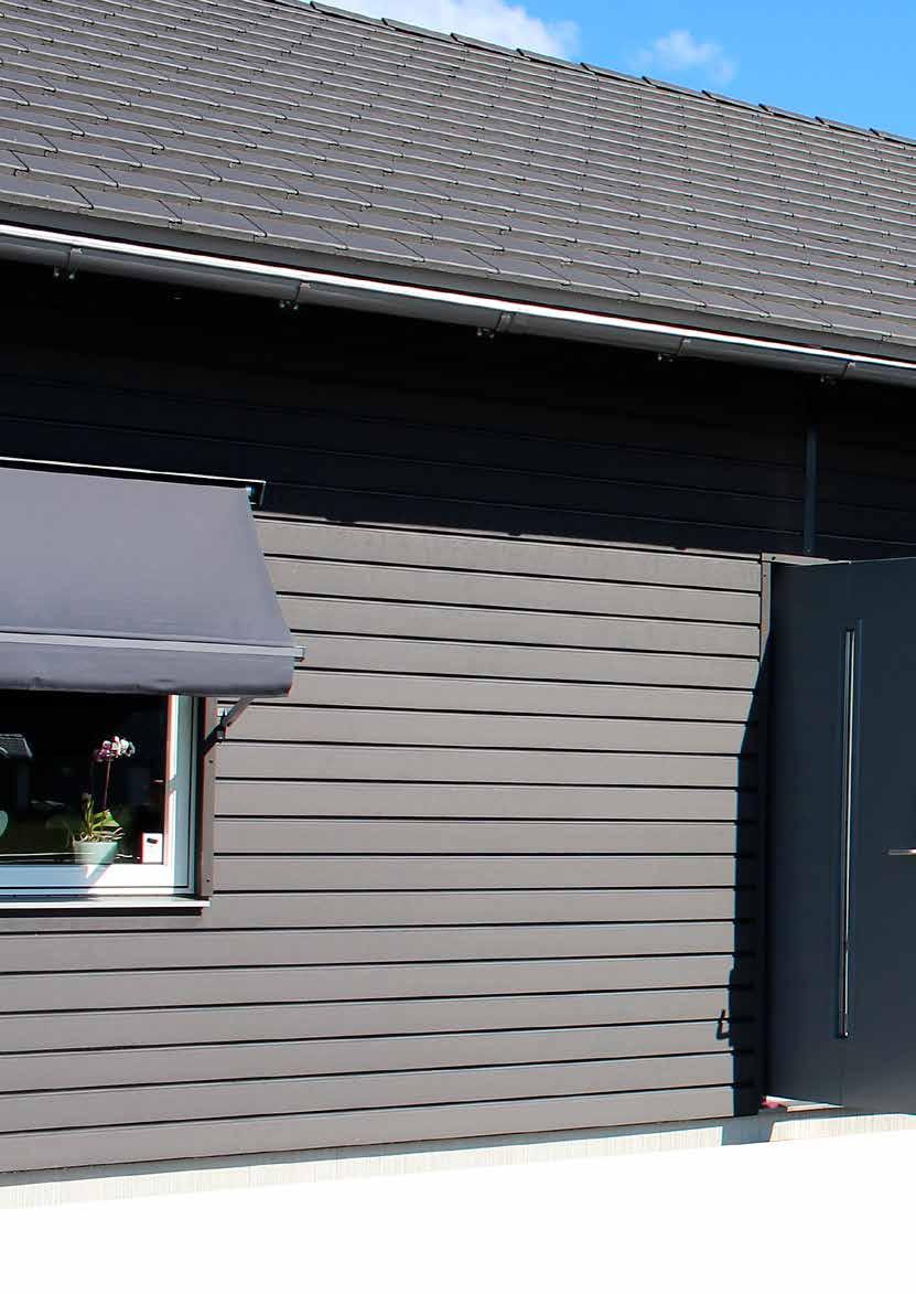 Fasadpanel i komposit PrimaCap Fasadpanel ASA-inkapslad