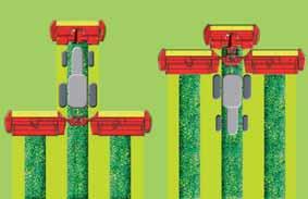 Hydraulisk avlastning Bästa möjliga markanpassning för att skona grässvålen är en kvalitetsstandard hos PÖTTINGER.
