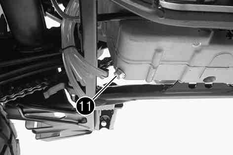 Specifikation Oljeavtappningsskruv med magnet M12x1,5 20 Nm Montera motorskyddet. ( s 126) 16.