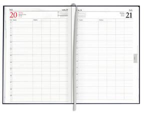 Bokningsjournaler Tidjournal Inbunden kalender avsedd för bokning av tider, detaljerad tidsplanering etc.