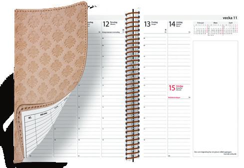 Trendlines Raw Kalender med omslag i tryckt returkartong och
