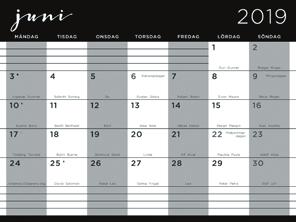Urstansat månadsregister. FSC. B-pack 10. Format: 115x370 mm.
