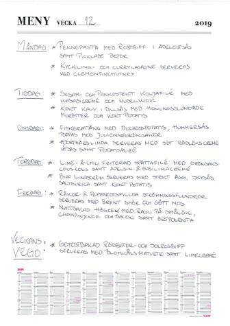 91 2471 19, Veckoplanering. Månadsplanering 91 2471 19 Whiteboardtavla för månadsplanering.