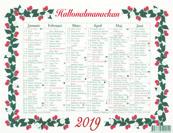 Med namnsdagar. FSC. B-pack 10. Format: 245x190 mm. 91 5045 19, Lilla Naturalmanackan.