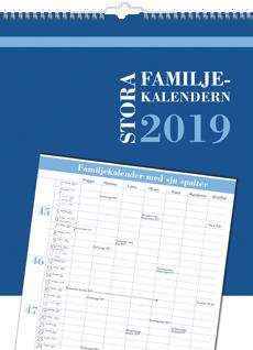 Familjens månadskalender Översiktlig månadskalender