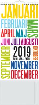 91 1719 19, Familjekalender TrendArt.