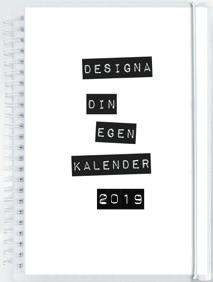 91 5453 19, Dagbok, svart. 91 5454 19, Dagbok, blå.