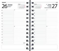 Urstansat månadsregister. Agenda Format: 95x170 mm.