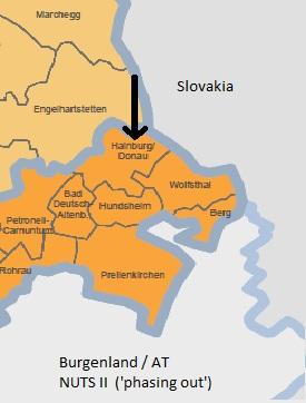 strukturellt svaga distriktet Bruck an der Leitha 12.