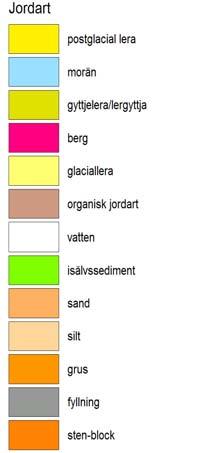 FÖRUTSÄTTNINGAR Mark och vegetation Större delen av området består av berg i dagen eller morän med gles barrskog. I områdets lägre partier finns några mindre områden med lerlager och kärrpartier.