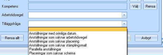 Person/Anställning Utökad funktionalitet i personsök Personsök har utökats med funktionen