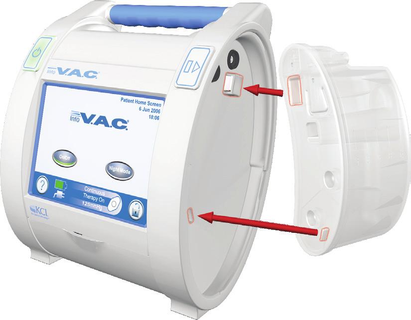 Installera 300 ml ACTIV.A.C. -behållaren 1.