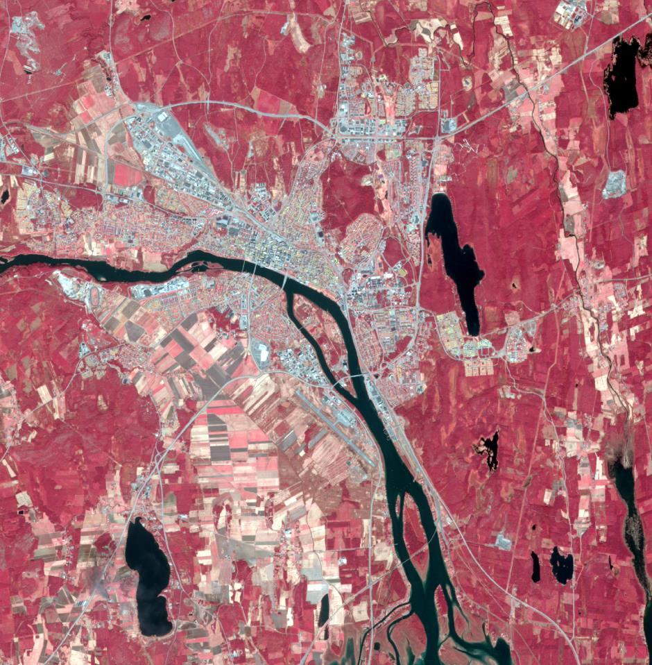 Skogshushållningsserien, Remote Sensing of Forests, OPTICAL SATELLITE DATA SLU, H. Olsson och H. Reese, 21 augusti 2018 Figure 4.