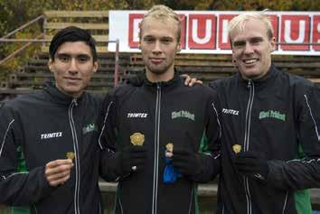 I år blev vi bästa klubb med tolv medaljer, man tror knappt det är sant. Friidrott poäng efter medaljer 1.
