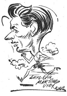 Profiler från förr Nr. 8 Lars-Erik Marting (1925- ) Han började sin idrottskarriär i Utby IK som orienterare.