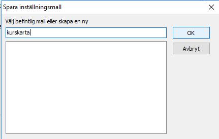 utan underlagskartor och här bara vill visa underlagskartorna. Om du bara vill ha en karta utskriven med Kalles flyttningar med underlagskarta kan du ställa in som bilden visar.