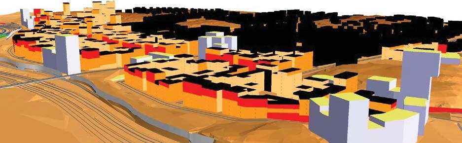 TRAFIKRÖRELSE, 2016-02-01 Gamla Enköpingsvägen Ny lokalgata med vändplats Stallgatan Bullerkarta över planförslaget Bullerkarta över planförslaget Illustration ÅF Infrastructure Ekvivalent ljudnivå