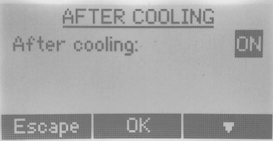 Skärmbild för tälttemperaturgivare På den här skärmbilden visas alla uppmätta temperaturer för alla de fyra temperaturgivarna i tältet.