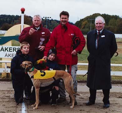 nad av 7HS:aren Christian Hagberg, med 32.99. Bronsplatsen tog Yank My Tail, MiHK, 33.27. 4:a var Best In Town, MiHK, 33.28 och 5:a Alawoona, 7HS, 33.88.