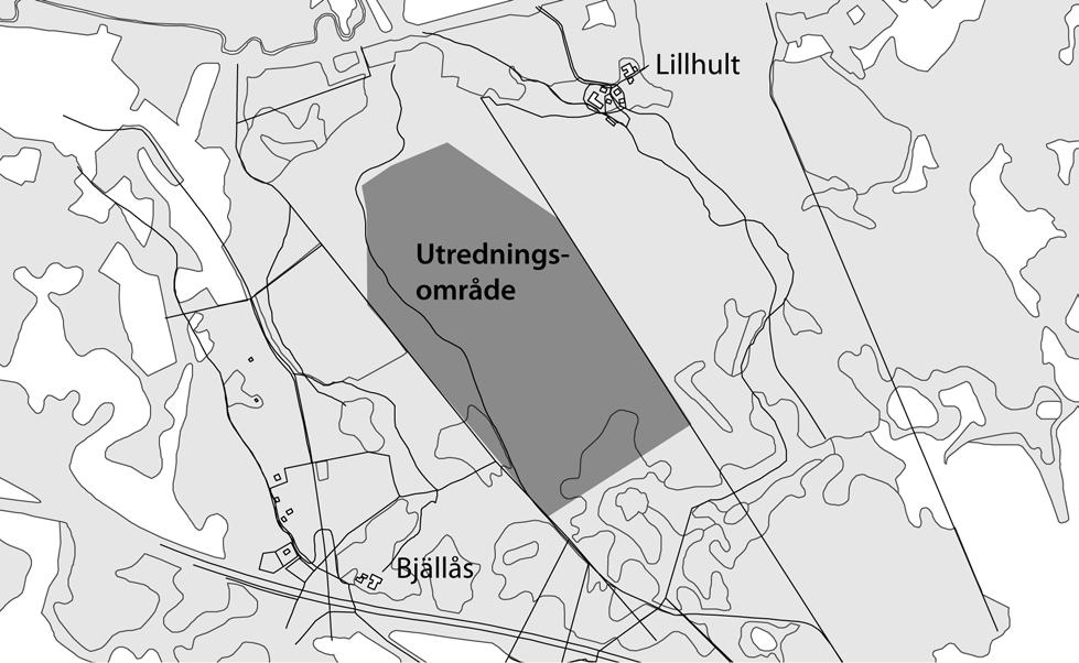 Äldre kartmaterial Området ligger på fastigheten Lillhult i östra delen av Härryda socken.