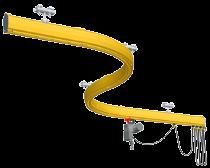 PROSYSTEM can be equipped with different types of lifting devices. The most coon is an electric chain hoist. Other options include manual, pneumatic or vacuum-operated devices.
