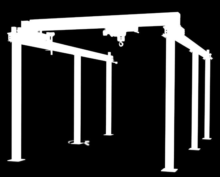 SPARTAN Traverssystem Bridge Crane SPARTAN System Kapacitet/Capacity 1,6-10 ton 106 SPARTAN Traverssystem är ett komplett skräddarsytt lastsystem som vänder sig mot