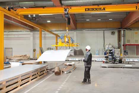 SPARTAN can be offered with electrical chain hoist or wire rope hoist. Standard with pendant control. SPARTAN are easy to install.no welding movements.