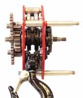 balans. Bushing for drive shaft in center make it running smoothly.