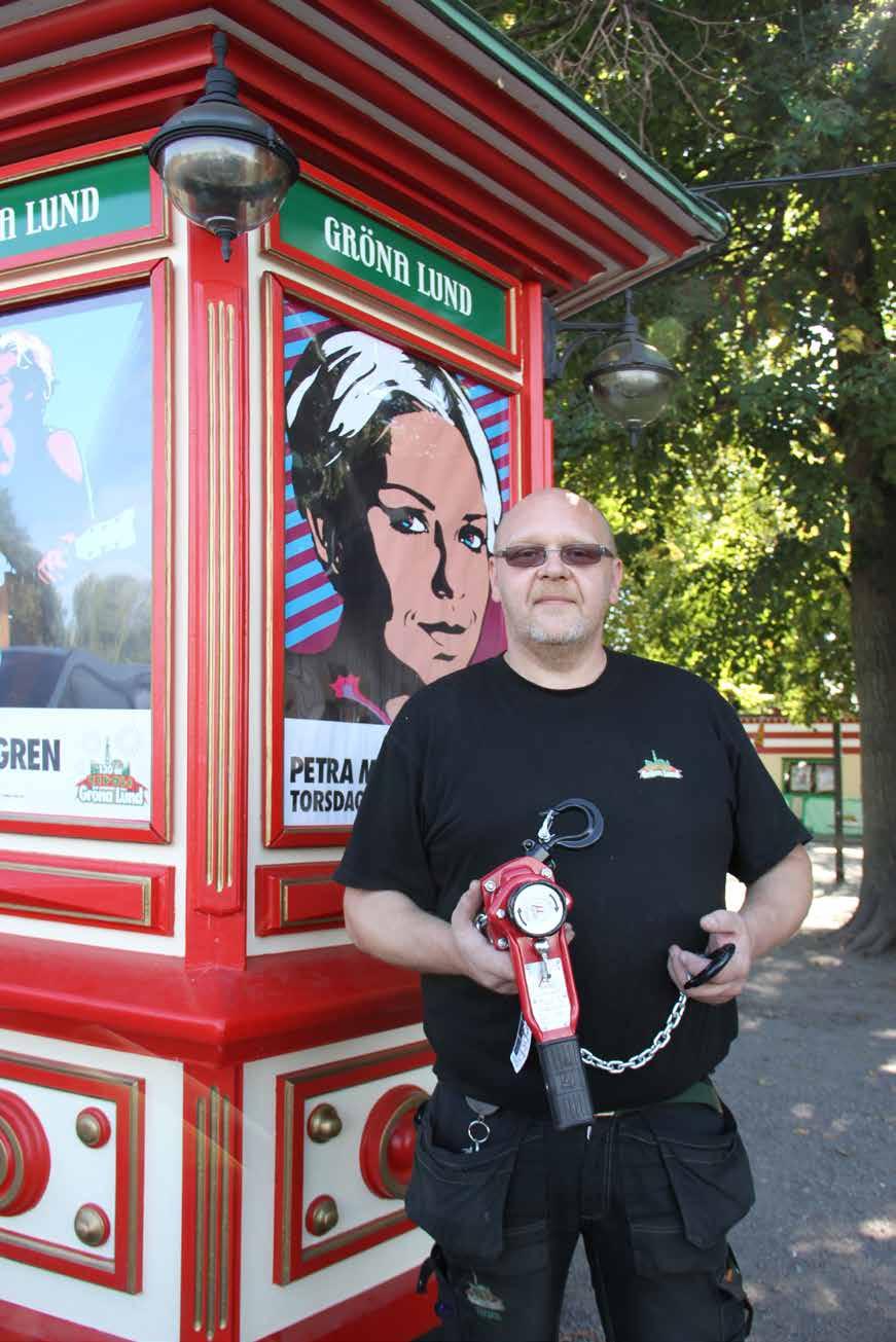 24 Sveros spaklyftblock koer ofta till användning