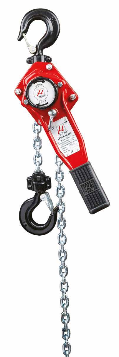 Spakyftblock Lever Hoist Spaklyftblock från 250 till 9000 kg.