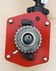 Safety brake with two pawls and double springs holding the load in any position